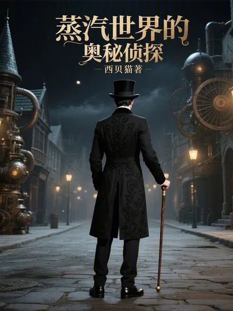 蒸汽世界的奧秘偵探封面